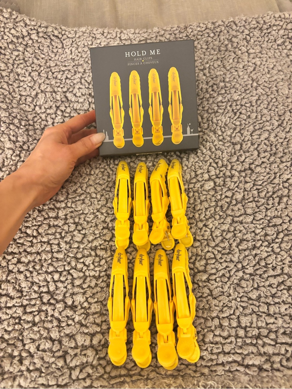 Drybar Yellow 'Hold Me' Hair Clips - Pack of 12